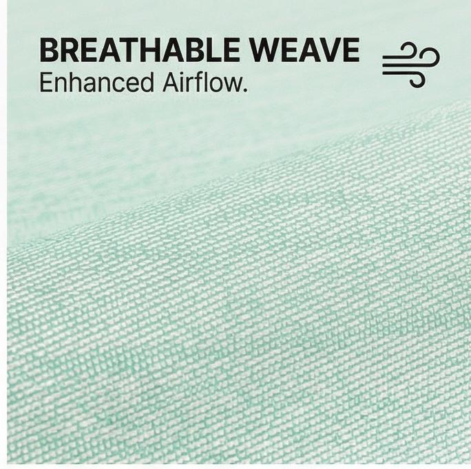 Constant Temperature Ice Silk Cooling Mat 3-Piece Set Machine Washable Summer Fitted Sheet Bedding for Home Bedroom Air-Conditioned Room 1.5m 1.8m Bed