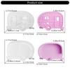 2Pcs Toy Bus Silicone Candle Stand Molds for Epoxy Resin Candle Holder Tealight Stand Bus Silicone Candlestick Molds