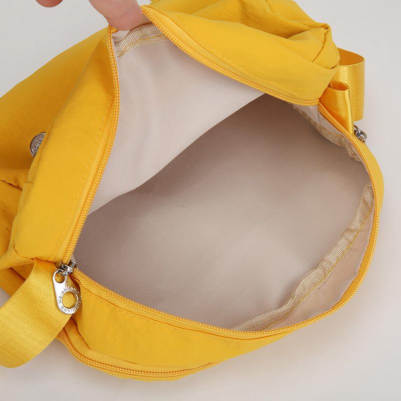 Women's Shoulder Bag Solid Color Outdoor Crossbody Bag Multi-Compartment Mother Bag