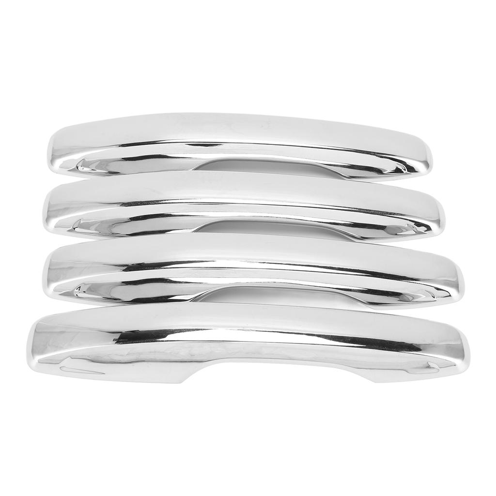 4pcs Exterior Door Handle Cover Trim Silver ABS Outer Door Handle Decoration Replacement for XC60 2018‑2021