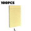 100/200 Pages of Horizontal Line Sticky Notes Colorful Posted It Note Pad Planner Sticker Notepad Memo Pad School Office Supply
