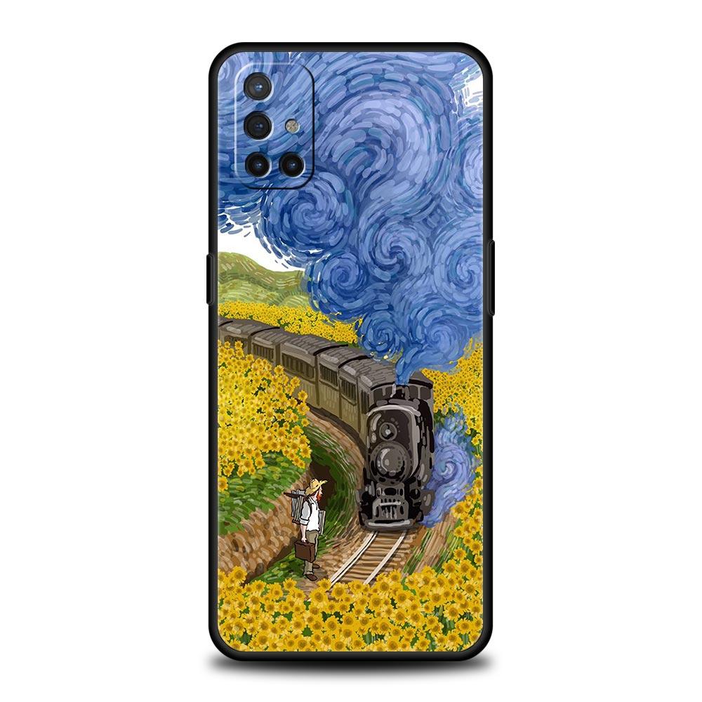 Art Aesthetic Van Gogh Starry Phone Case For OnePlus Nord CE 2 9 8 7 7T 10 Pro 9RT 9R 8T Nord N100 N200 N10 5G Silicone Cover