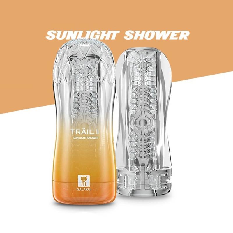 Soft Pussy Vagina Male Masturbator Cup Sex Toys Transparent Adult Endurance Exercise Sex Product Vacuum Cup for Men Masturbador