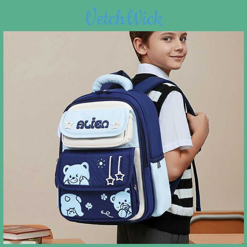 Schulrucksack für Grundschüler aus atmungsaktivem, wasserdichtem Nylon für leichten Komfort