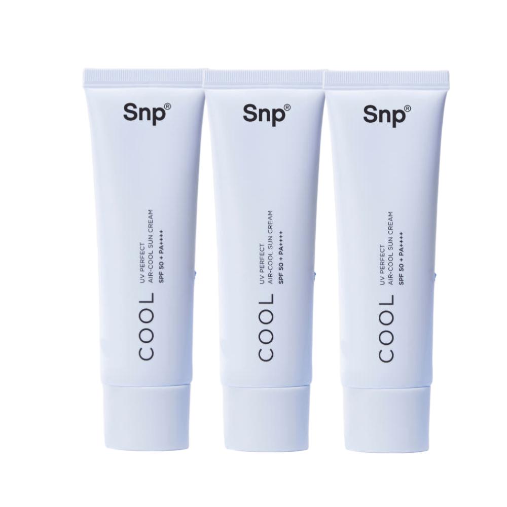Snp UV Perfect Air Cool Moisture Sunscreen SPF50+ PA++++ 50ml Multi Pack Cooling and Hydrating Sunblock