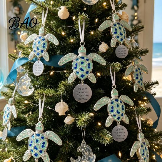 Ocean Lover Souvenir Gift Coastal Spirit Hanging Ornament, Durable Acrylic Decorative Pendant, Indoor Garden Decoration Inspired Home Accents for Wall