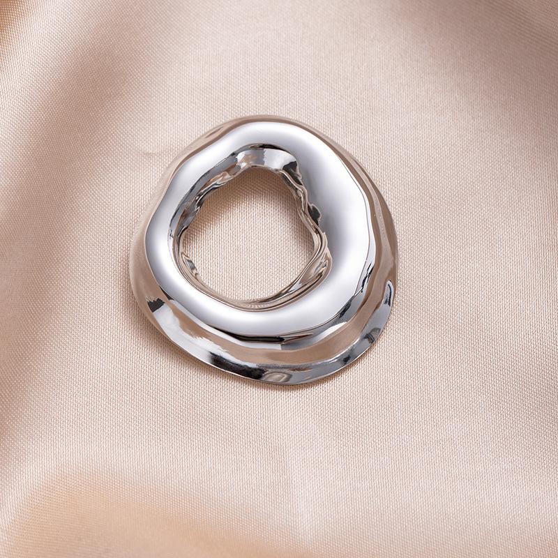 Нишевая Изысканная Высококлассная Преувеличенная Геометрическая Брошь Женская Холодный Стиль Уникальный Характер Легкая Роскошь Простой Корсаж