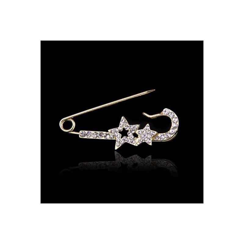 Fashion Women Crystal Rhinestone Pins  Brooches Butterfly Corsage Jewelry