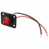 Rocker Switch Panel Red Light LED Panel Replaces Hardware Pre Wired on Off Toggle Switch for RV Work 12-24V Cars Yachts