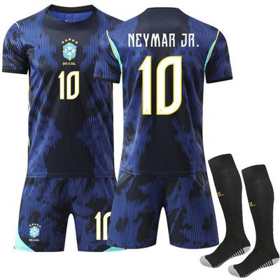 2026 Brasilien Weltmeisterschaft Auswärts-Trikotset - Neymar #10