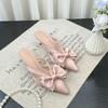 Fashion 2025 New Summer Pointed Toe Women Slippers Fashion High Heels Party Pumps Mules Slide Shoes