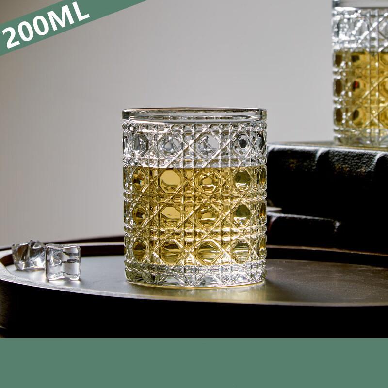 Rotatable Glass Cup 200ml Iced Coffee Cup Whiskey Beer Espresso Luxury Glasses of Wine Heat Resistant Glass Tumbler For Home Bar 200ml чистый