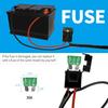 LED Lights Bar Wire Harness Kit With Remote Control 1Leads DC12V 40A Fuse Relay 3.5M/11.5FT 14AWG Wiring Harness Fit For LED Work Lights Driving Fog