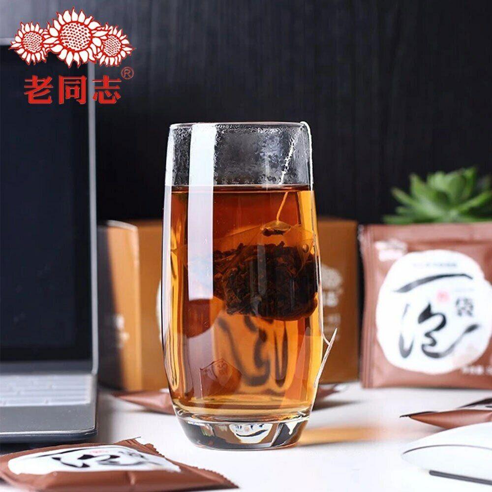 2017 Haiwan Old Comrades Shu PuerTea Bag Ripe Puerh 3gX15 Bags