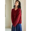 VICTORIA&VERA Damen Grobstrick Cardigan