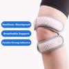 1 Pair Patella Tendon Support Sports Knee Guard Joint Protector for Men Women Running Tennis Pink