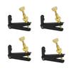 4 Stück/Set 4/4 3/4 Cello Feinstimmer Saitenversteller Goldene Stimmschraube Cello Teil Hochwertiges Musikinstrumentenzubehör