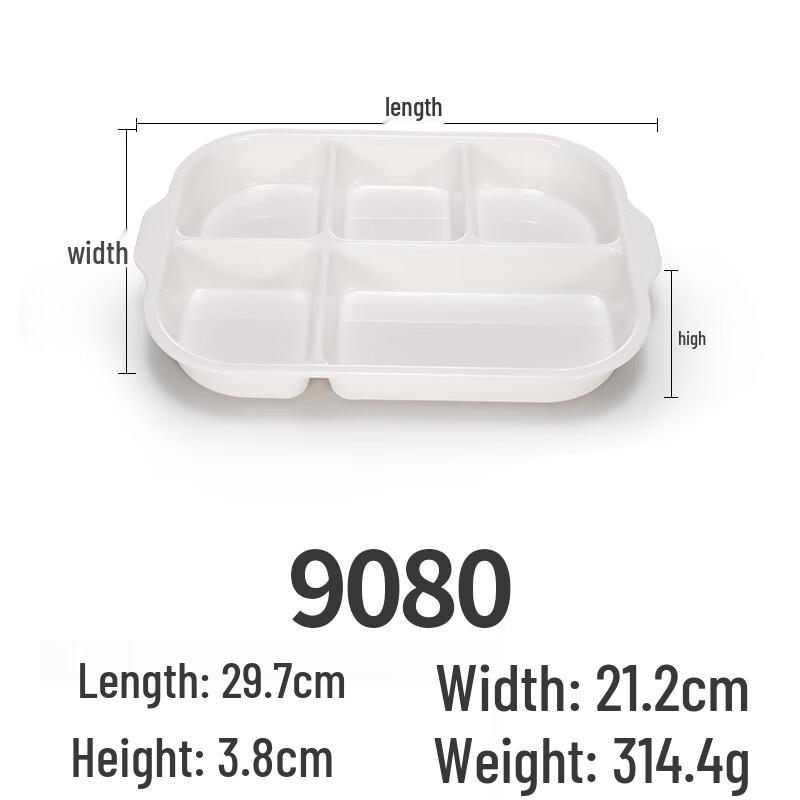 

Melamine Divided Cafeteria Plate