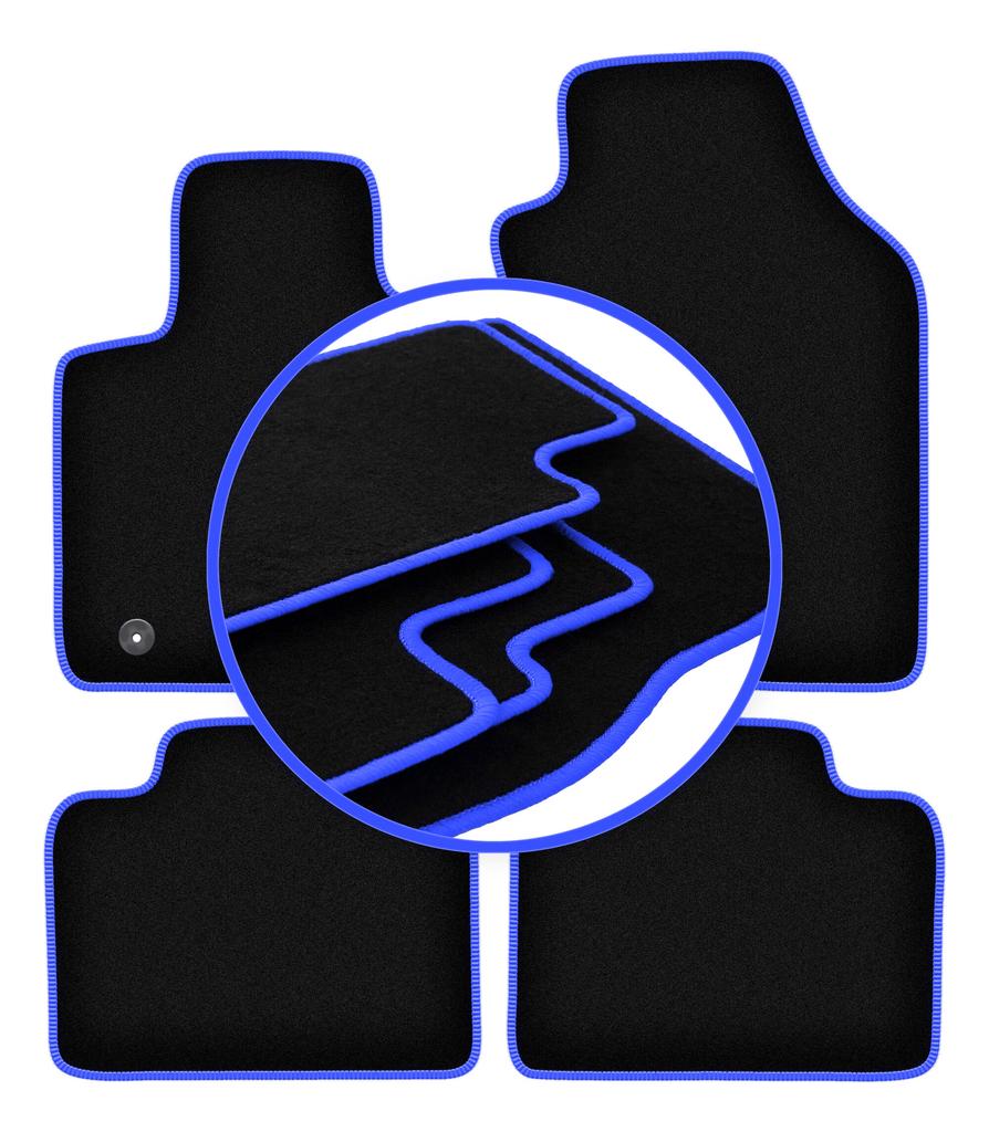 Tappetini auto CARLUX-BLUE per: Lancia Ypsilon III hatchback (2011-)