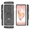 For OnePlus Ace 3 5G/OnePlus 12R 5G Case PC+TPU Phone Cover with Slide Lens Lid