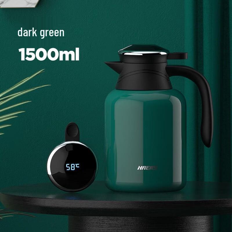 HAERS 1.5L Smart Temperature Display Thermos Pot