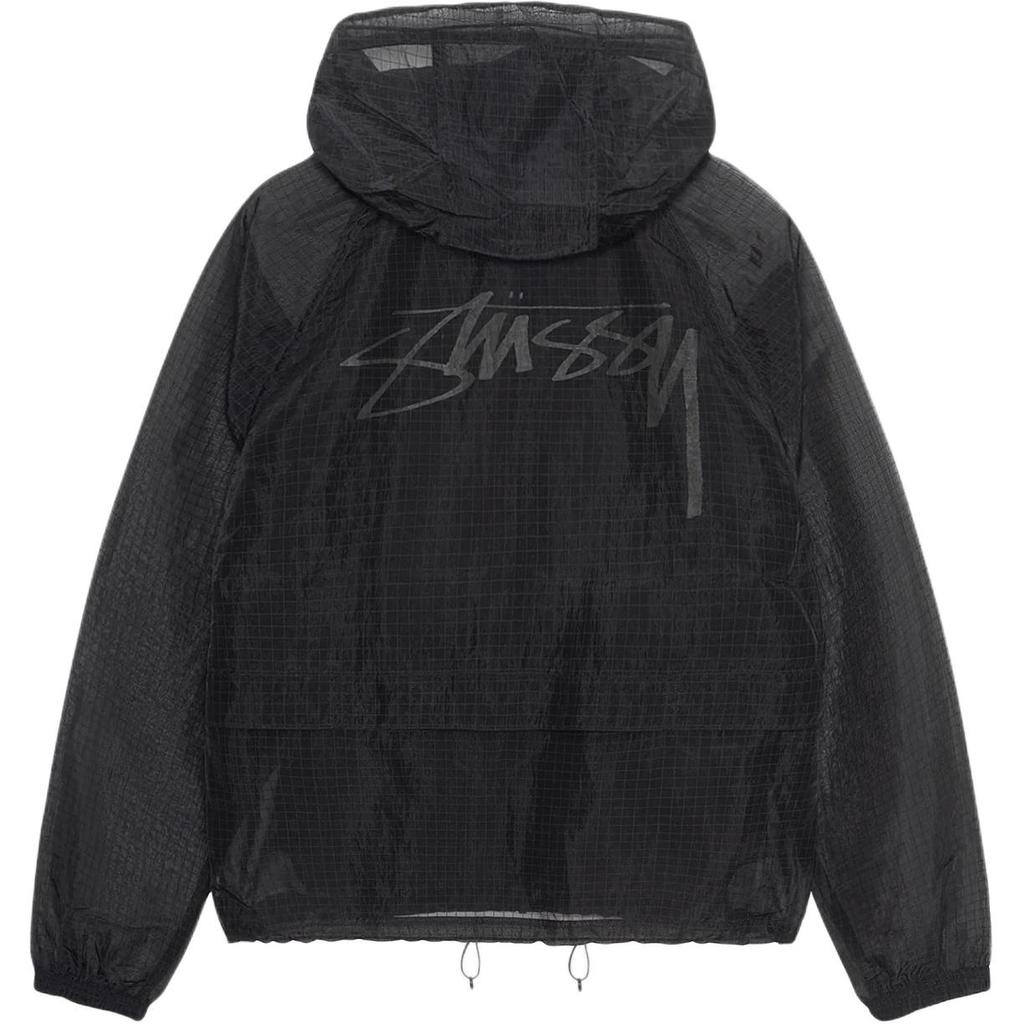 Stussy FW24 BEACH SHELL TRANSPARENT RIPSTOP logo Unisex 115779