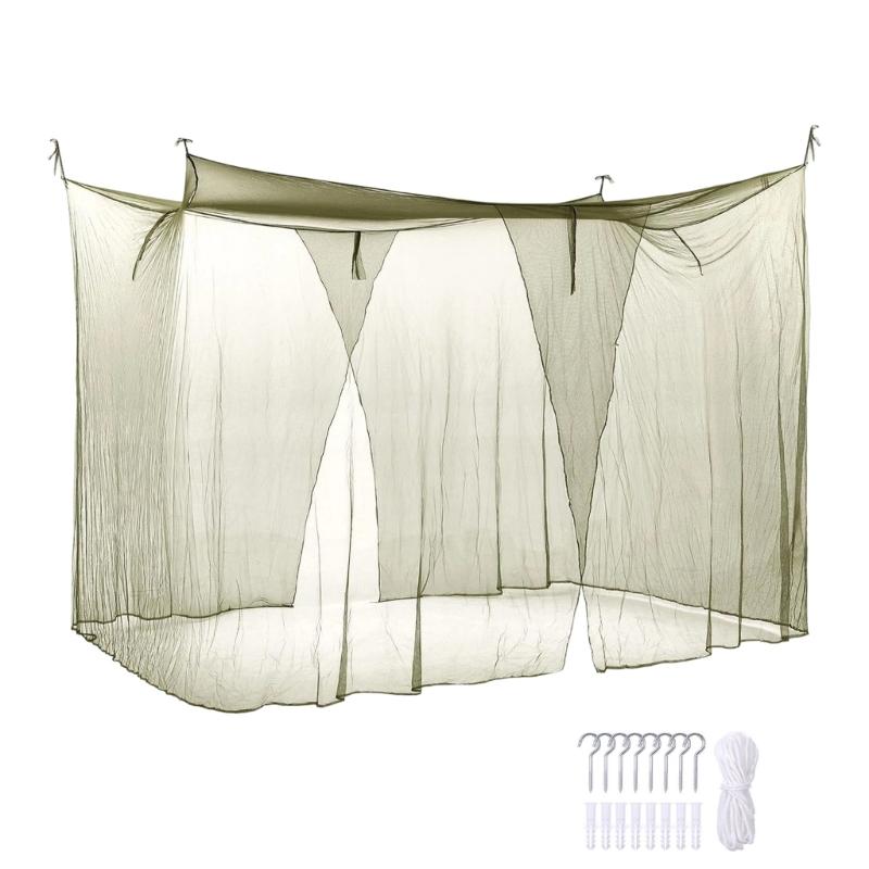 Travel Friendly Mosquitoes Netting Hiking Culicid Net for Sleep Bags and Tents Easy To Pack and Carry 3 Color Optional