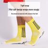 Thickened Mid-Calf Running Socks: Sweat-Absorbent, Wear-Resistant, Anti-Slip with Dot-Grip