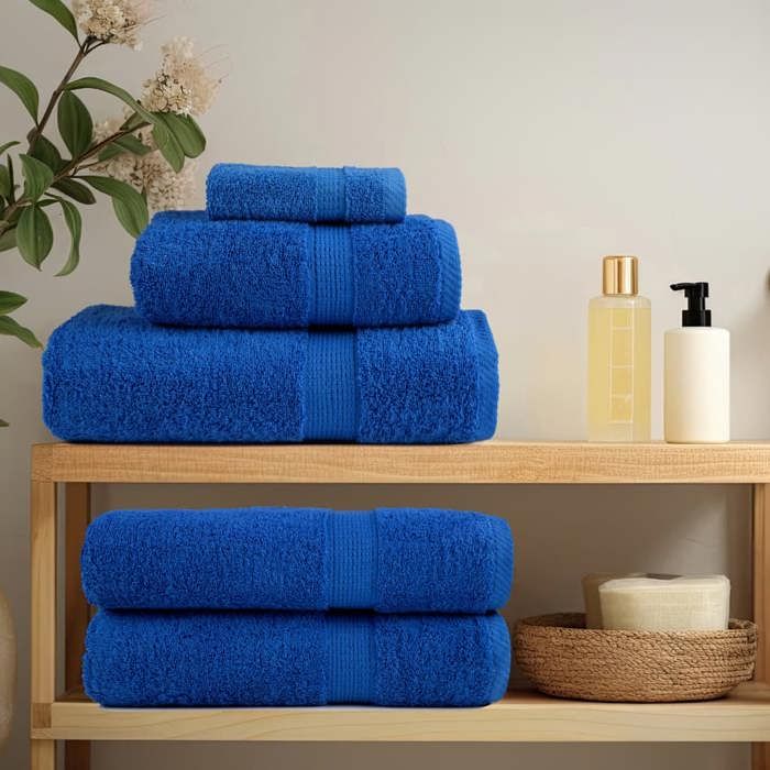 VidaXL Serviettes de Douche de Qualité Supérieure 10 pcs, Draps de Bain, Serviettes d'Invité, Serviettes de Salle de Bain 137190