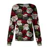 Women's Casual Long Sleeve Single Breasted  Printed Dry-nurse Top