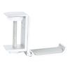 Foldable Headset Rest with Adjustable Clamp Under Desk Earphone Stand Clamp-On Headphone Holder for Gaming PC Accessories
