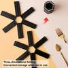 Heat Insulation Pad Temperature Resistant Space-saving Burrs-free Non-Slip Heat-Insulating Placemat for Kitchen