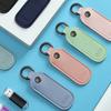 Leather U Disk Pouch Key Ring Holder Usb Flash Drive Storage Bag Pendrive Protective Cover Memory Stick Case