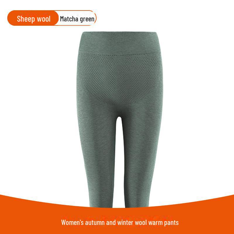 "Women's High-Waist Fleece-Lined Thermal Leggings for Autumn/Winter"