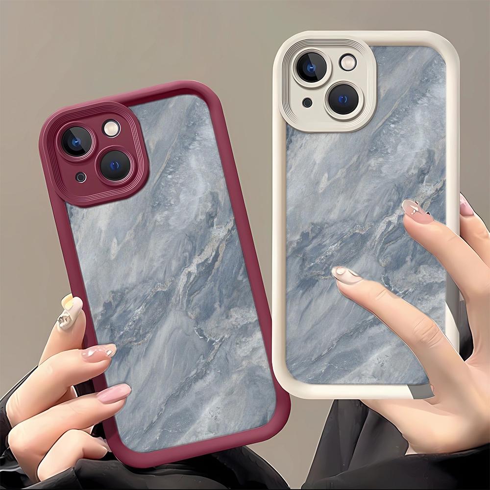 Marble Pattern Phone Case For IPhone 17 Air 16 Pro Max 15 14 13 12 11 Soft Cover For IPhone 16 15 14 Plus Case Cover Funda