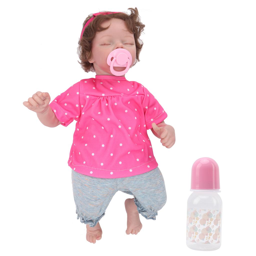 Lifelike Newborn Sweet Baby Reborn Doll Children Role Play Cute Infant Girl Doll Toy 45cm
