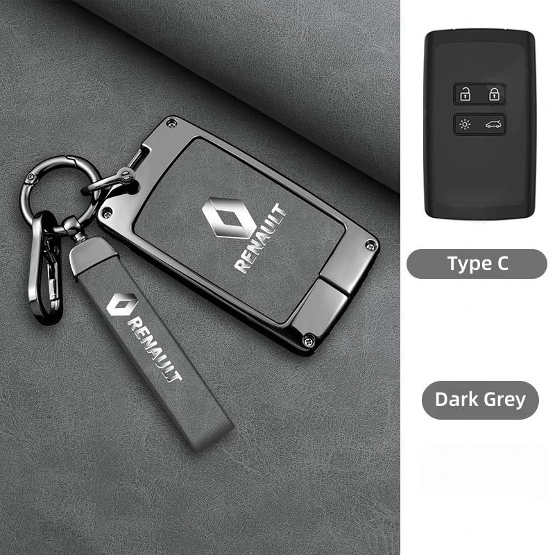 

Hub Caps Zinc Alloy Car Key Case Cover Shell Keychain For Renault Laguna Megane Scenic Clio Captur Fluence Koleos Logan Duster S