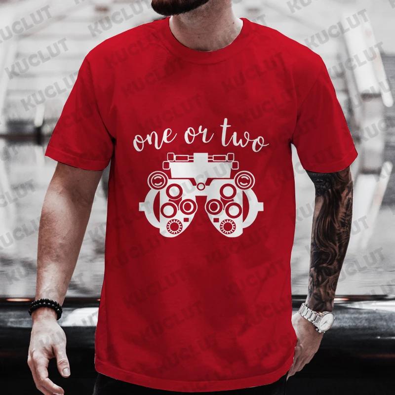 T Shirt Funny Fashion Men Women Oversized T-shirts Casual Clothes Optometrist Shirt Optometry One or Two Phoropter Shirt for Men