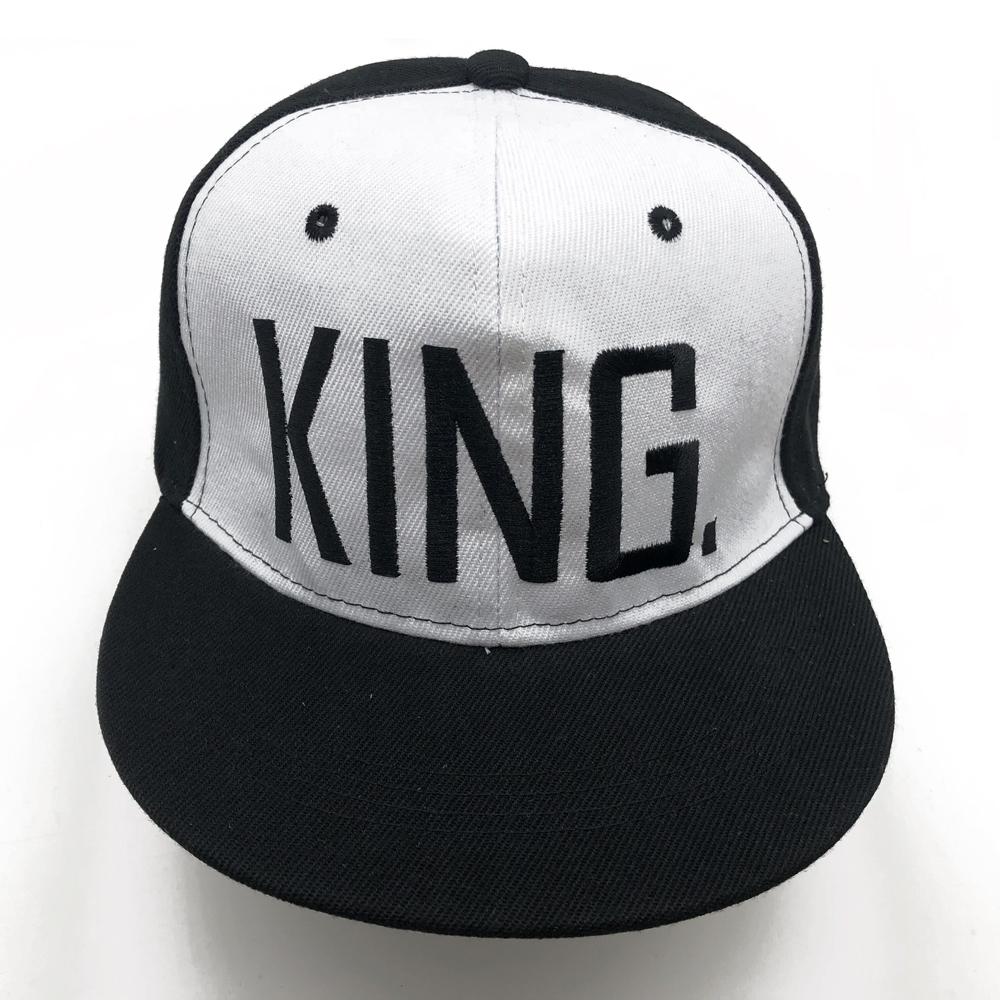 Queen Embroidered Baseball Cap Black Hip Hop Snapback Hat For Men Women