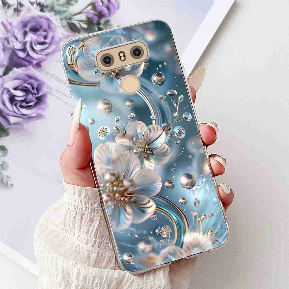 Para LG G6+ 5.7" Funda Diseño de Moda Patrones Silicona Suave TPU Cubierta Para LG G6+Plus LG G6 H870 H873 Fundas de Teléfono Resistentes a Golpes