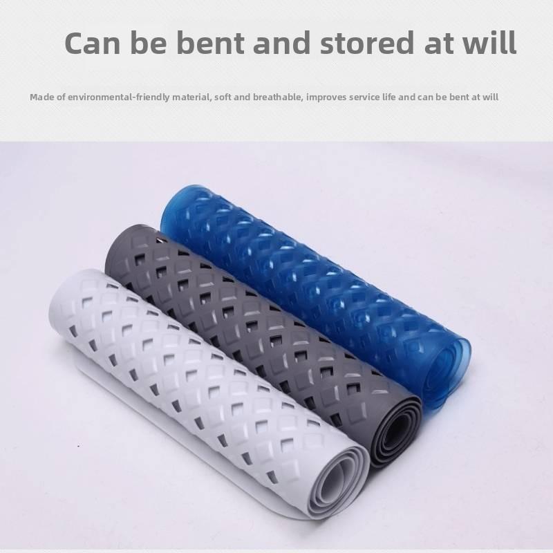 Pvc Shower Mat With Suction Cups For Bathroom Antislip Safety Nonslip Design