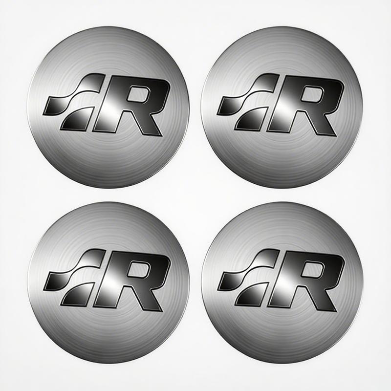 LMN1 VW Car Accessories Wheel Center Cover Stickers Hub Cap Sticker Tire Valve For VW GTI Polo Passat Golf Tiguan Jetta T-ROC Beetle