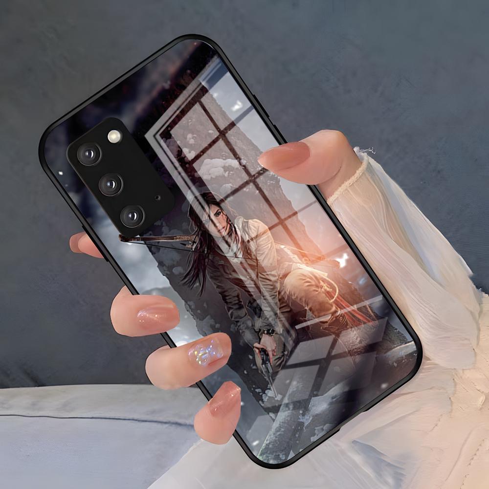 Tomb Raider Game Phone Case For Samsung S26 S25 Plus S20 S20 Plus S22 Ultra S23 FE S21 Plus S21 Ultra Glass Cover