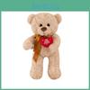 Plush Bear Sweater Toy Heart Meet Stuffed Animal Hug Birthday Gift Decoration