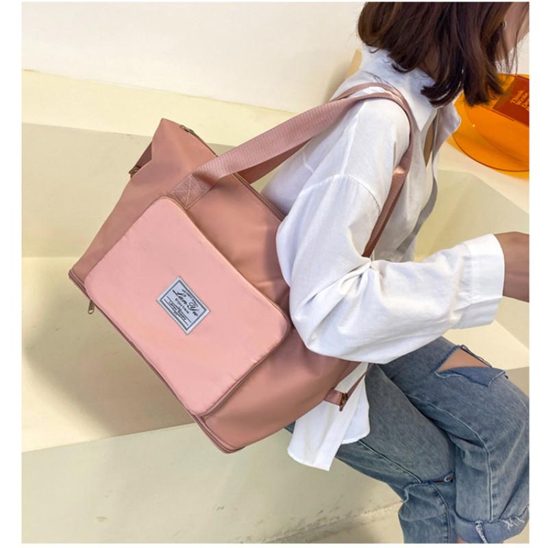 Folding Travel Bag for Men and Women Short Distance Portable Expansion Travel Luggage Bag Waiting for Parturition Storage Bag Fitness Yoga Bag