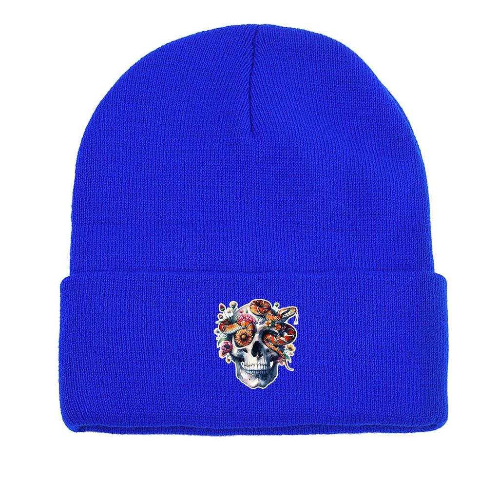 Dog Cat Paw Print Heart Knit Hat Beanie, Valentine's Day "XOXO LOVE KISS", Cozy Stylish Knitted Cap Beanie