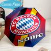 Custom Name Umbrella Bayern Munich Crest Art Umbrella 8-Frame for Travel, Camping, Casual Lightweight Portable, Essential for Family Gifts