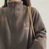 Women's Fleece Lamb Wool Windbreaker Jacket, Autumn/Winter 2025