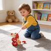 Holz-Ziehspielzeug Froschfamilie für Kleinkinder Kinder Baby Jungen Mädchen Lernen Aktives Spielen