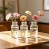 Yousheng Small Vases for Flowers, Mini Clear Glass Bud Vases, Mini Flower Vase for Wedding Table Centerpiece Home Decor,